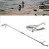 Stainless Steel Crab Tongs Skid Resistance Slotted Tip Design Multifunction Fishing Scissor Tongs for Fishing