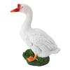 Статуя гуся, фигурка сельскохозяйственного животного, смоляная скульптура гуся, садовое украшение для патио на открытом воздухе