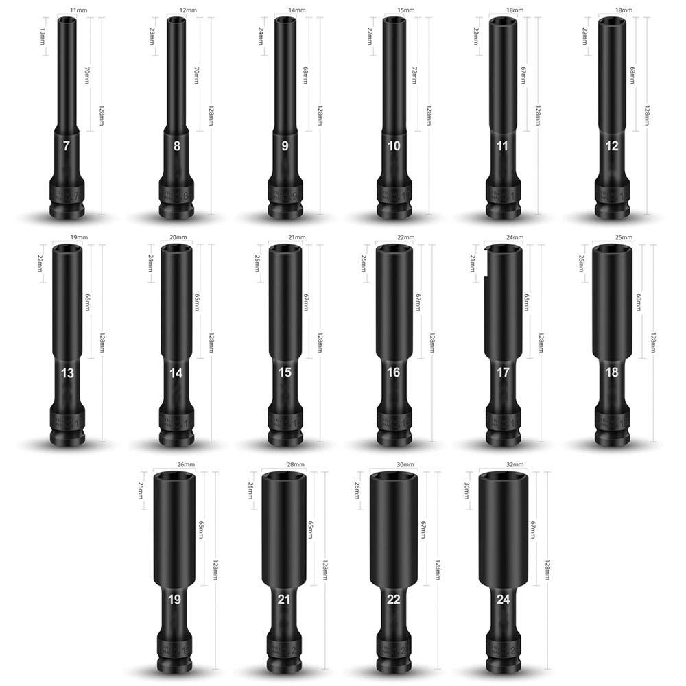 1 шт. Электрический шестигранный стандартный гаечный ключ, ударный гайковерт, приводная головка, ручной инструмент, адаптер для головки торцевого ключа