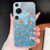 Чехол для Huawei P60 P50 Pro P50E Рыбы Океана Мягкий Тонкий ТПУ Прозрачный Силикон Легкий Задняя Крышка для Huawei P 60 P 50 Корпус Телефона