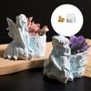 High Temperature Resistant Silicone Mould for Succulent Planter Angel Figure Flower Pots Mold Office Desk Ornament Mold