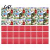 Decorative Christmas Stationery 24Pcs Watercolor Card Set with Envelopes Hand Painted Animal Holiday Greeting Cards Highland Cow Dog Bird Xmas Cards