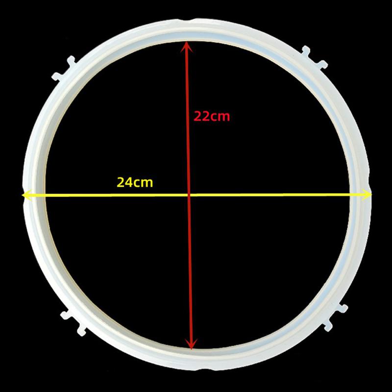 Прокладка для электрической скороварки 5-6 л, замена, уплотнительное кольцо для скороварки, диаметр 22-24 см, высокоэластичная силиконовая резина, стандарт