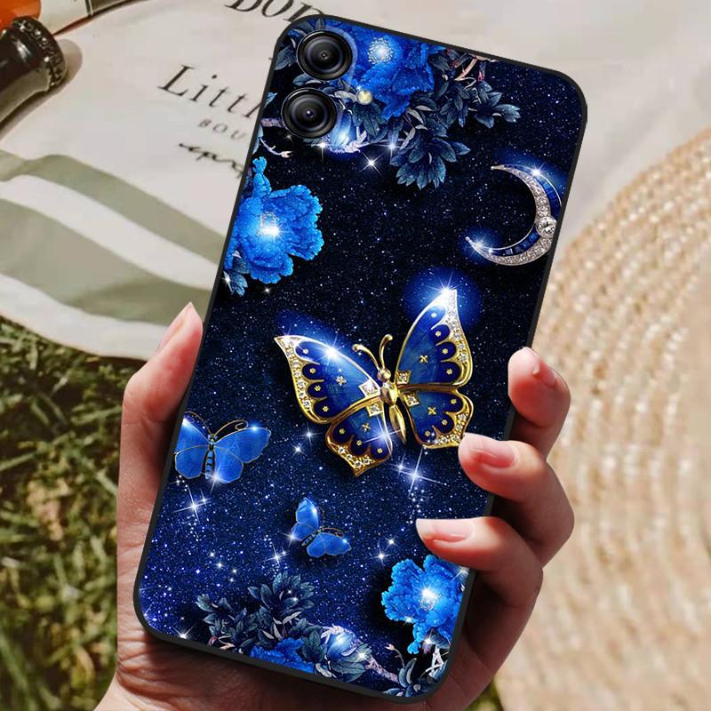 Силиконовый чехол для Samsung Galaxy A06 с милым узором, мягкая TPU накладка для телефона для Samsung Galaxy A06 A 06 SM-A065F, задняя крышка, бампер