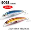 Fishing Wobblers Sinking Lure VMC Treble Hook Isca Artificial Lures Pencil Fishing Lure  Fishing