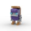 *Трансформируйте Авто Робота Brickheadz * Звездный крик джаз Prime DIY Просветите MOC блок кирпича набор, совместим с