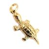 [L4384] - Позолоченный кулон «Черепаха» - 20x10 мм