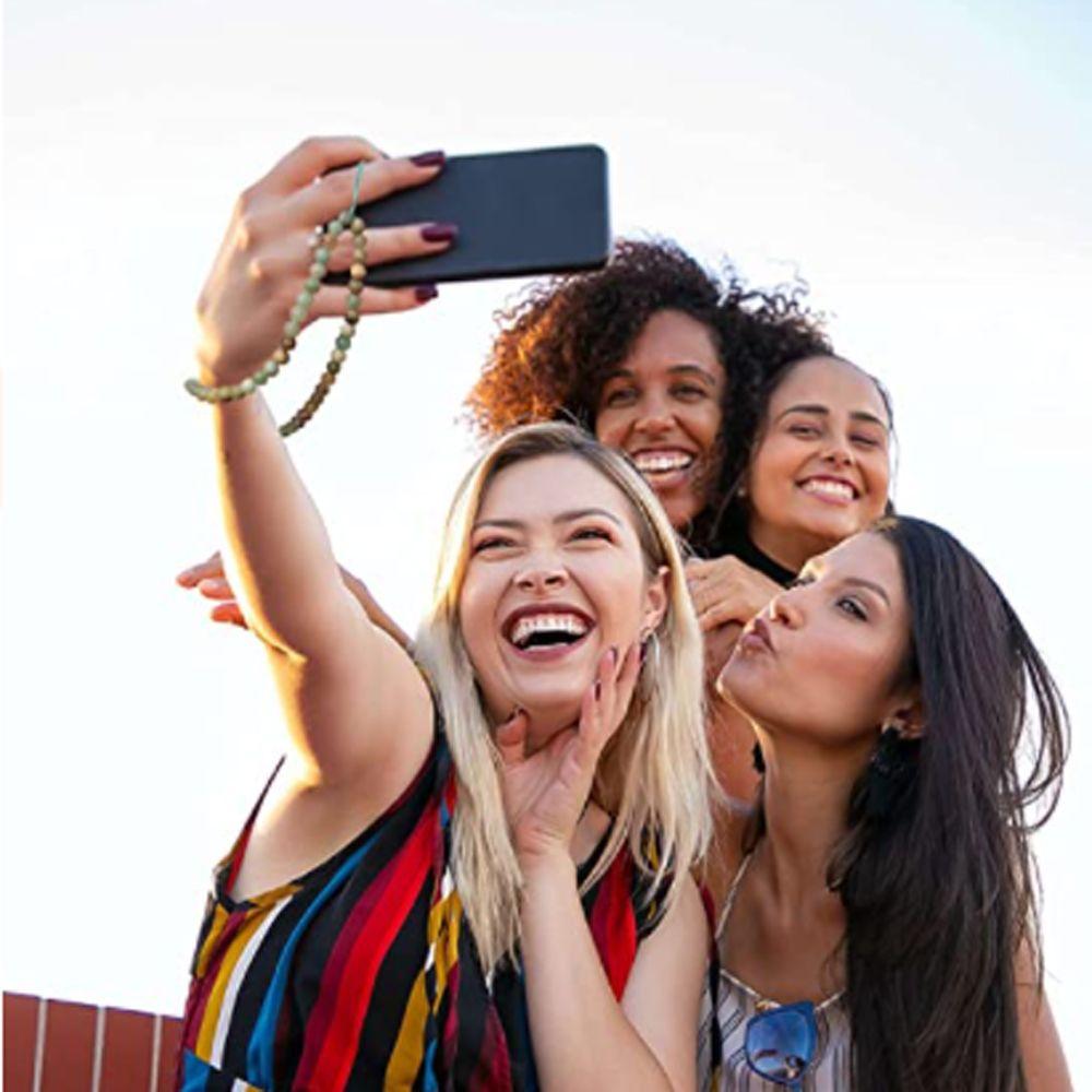 Straps Cell Phone Lanyard Stone Beaded Phone Chain Natural Stone Phone Lanyard Trendy Stone Lanyard