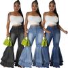 Women's Flare Leg Jeans Plus Size Casual Jeans Women's Denim Jeans & Clothing