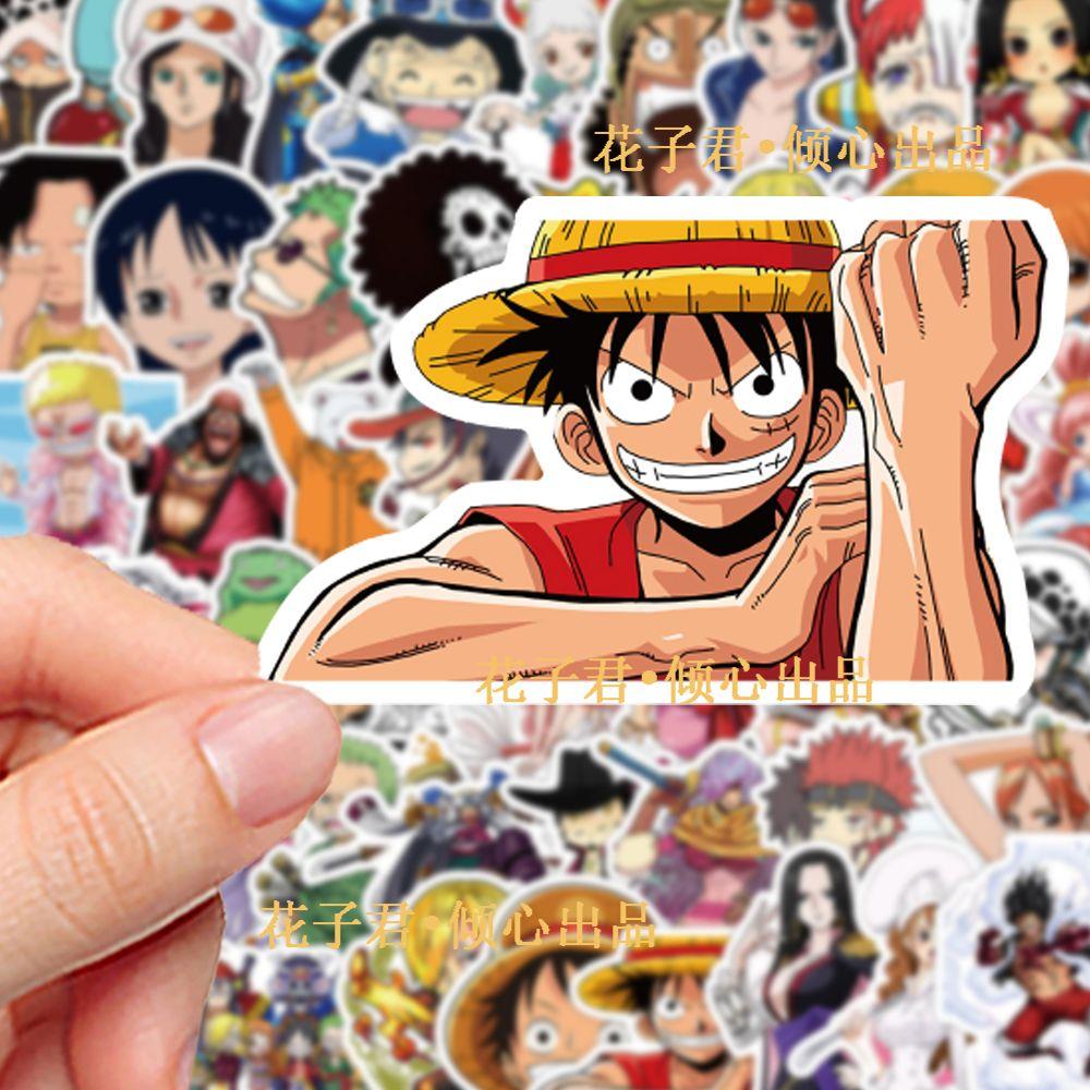 50 шт. Классические аниме Наклейки One Piece Q-версия Луффи Зоро Водонепроницаемые Наклейки Чехол для телефона Ноутбук Чемодан Наклейка Детская игрушка