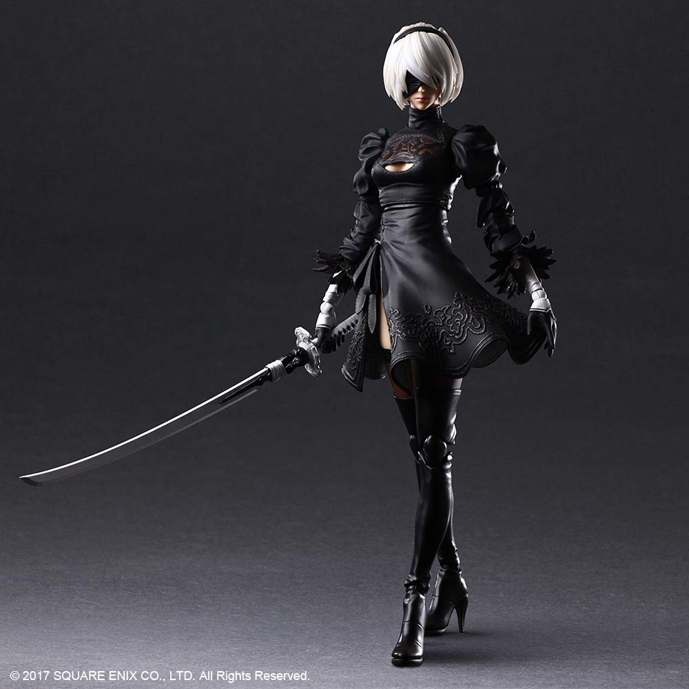 Automata PLAY ARTS Kai 2 Type PVC Painted Movable Figure NieR <Yorha No. B>