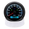 85MM Car Boat GPS Speedometer 0-200MPH Gauge Waterproof Speed Meter With 7 Colors Backlight for Marine Auto Motorcycle 12V/24V