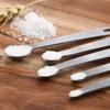 New 5Pcs/set Mini Measuring Spoon Set Stainless Steel Seasoning Dry And Liquid Ingredients Kitchen Mearure Tools Home Supplies