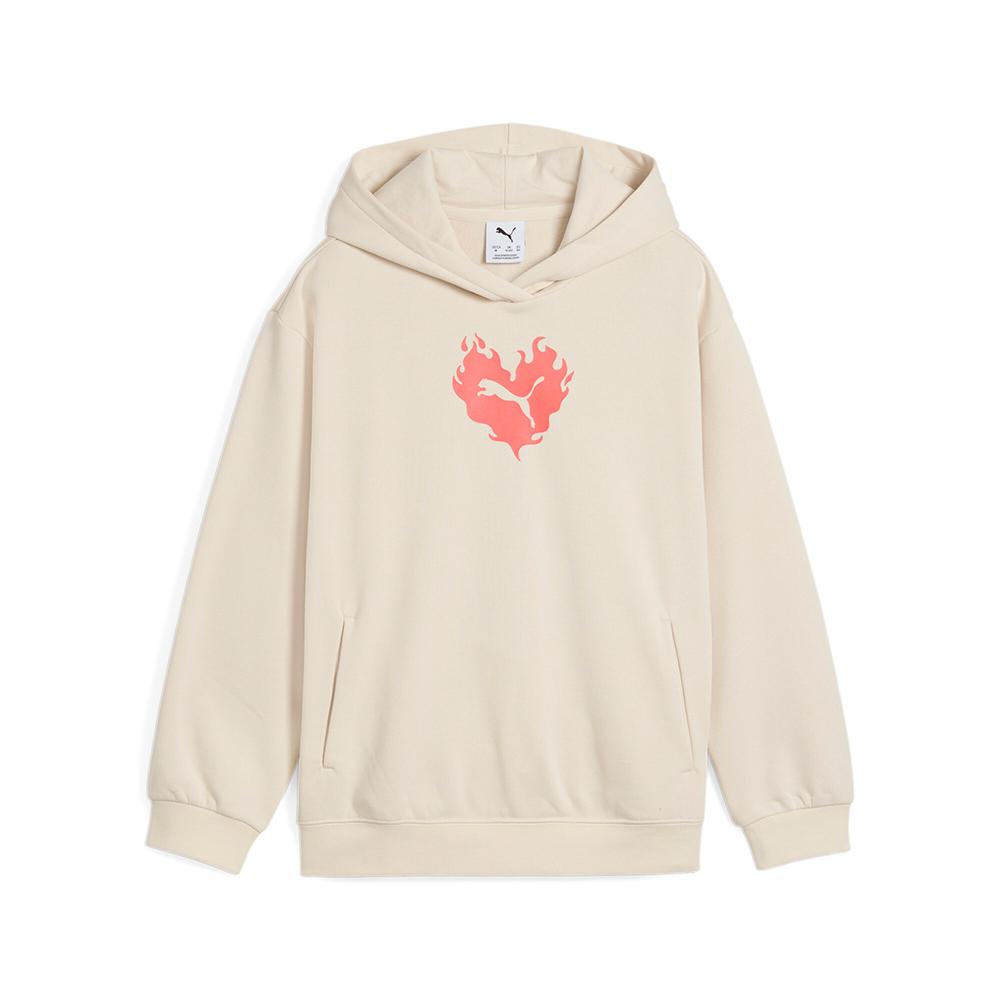 PUMA Flaming Love Sweatshirt French Terry Beige