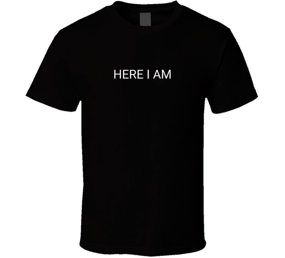 Charlie Kirk Here I Am Unisex T-Shirt