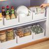 1PC Plastic Sundries Storage Box for Kitchen Bathroom Desktop Cosmetic Sorting Basket Cupboard Spice Drawer Stationery Organizer