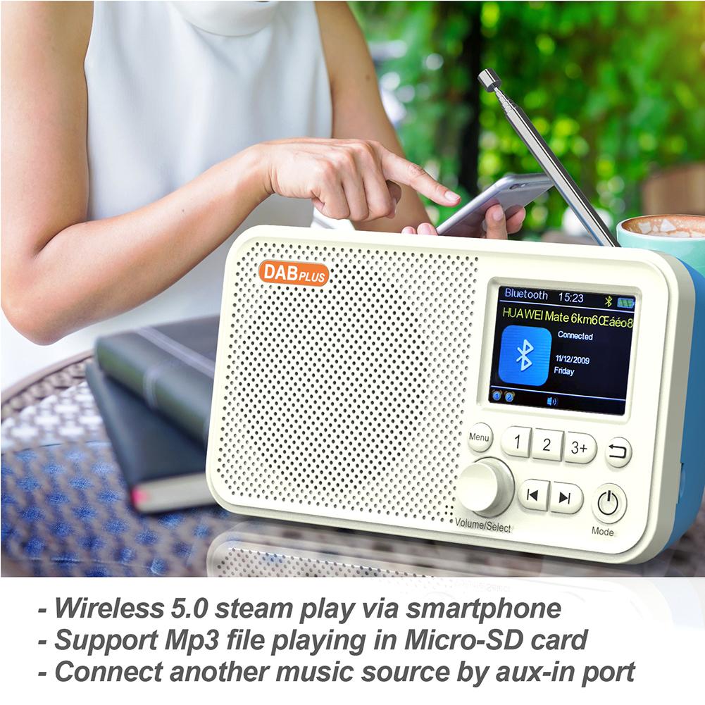 C10 DAB-радио DAB+ FM-радио Портативное цифровое радио MP3-плеер Перезаряжаемое радио (Подходит только для Европы и Австралии)