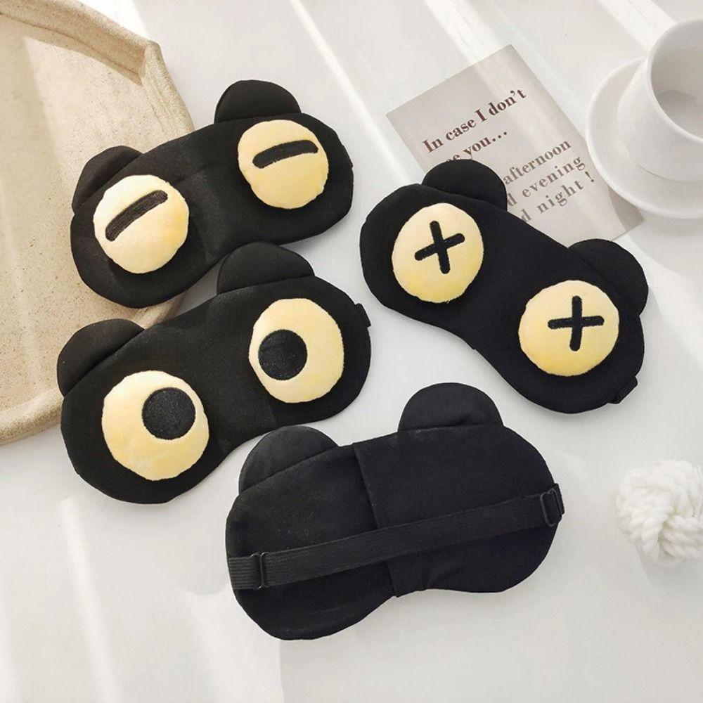 Breathable Funny Anime Eye Cover Adjustable Travel Relax Eyepatch Soft Cartoon Sleep Eye Mask Home