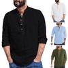 Tee Shirt Stand Collar Long Sleeve Solid Color Casual Fashion Men T-shirt for Shopping