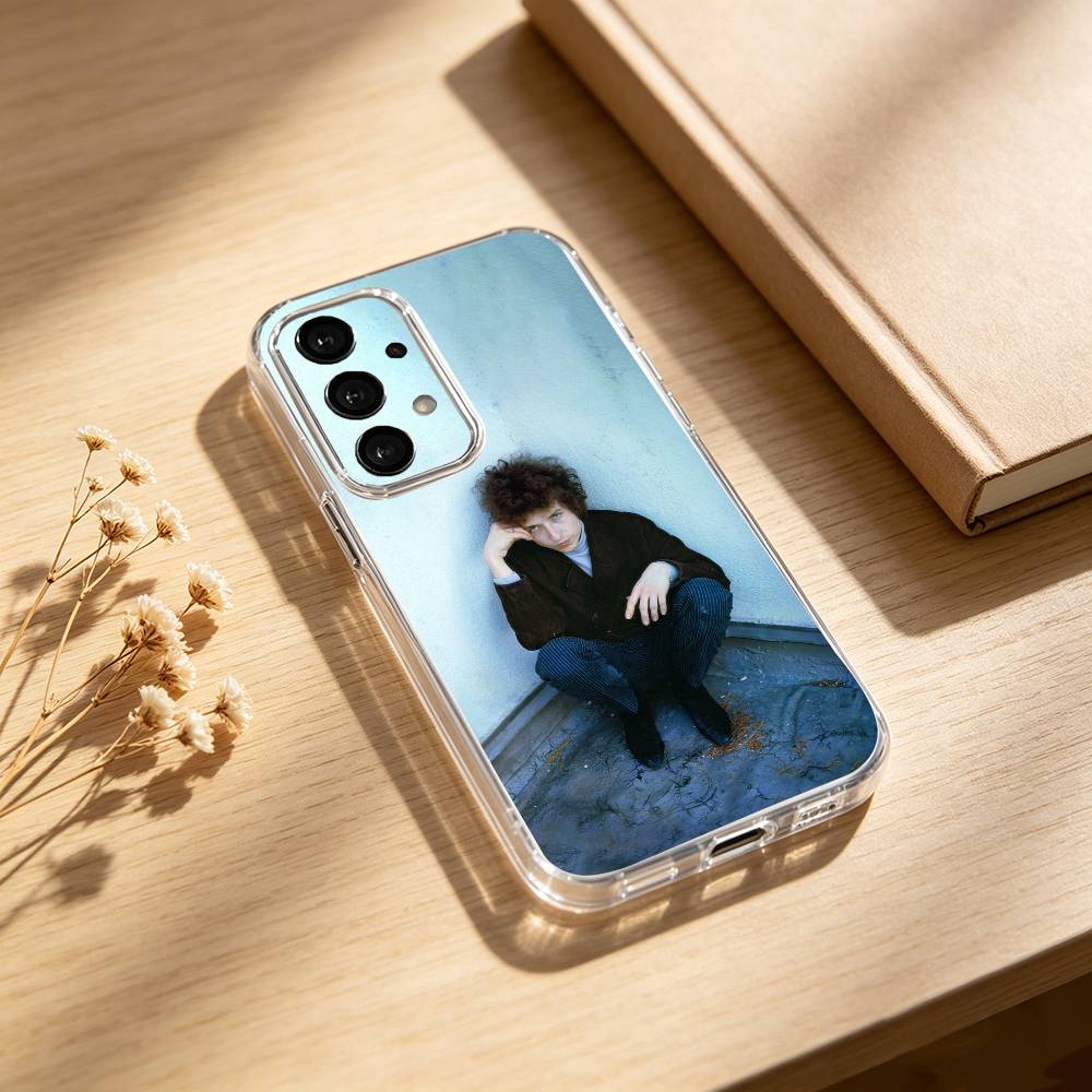 Чехол для телефона Bob D-Dylan Singer для Samsung S25,24,21,22,23,30,Ultra,20,Plus,Fe,Lite,Note Прозрачная крышка