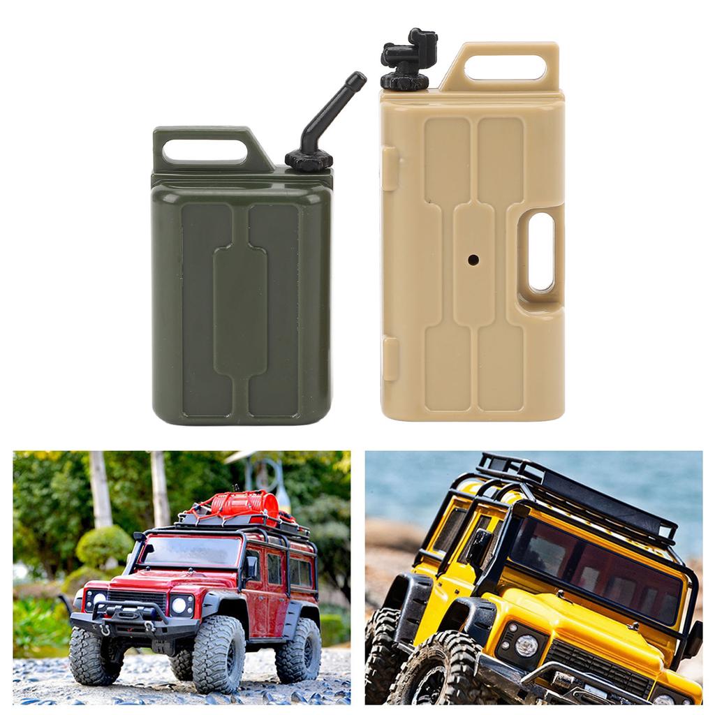 1Celsius10 Scale Simulation Gas Fuel Can Set Plastic Fuel and Gas Can for SCX10 1Celsius10 RC Crawlers