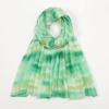Sunscreen Scarf Versatile Long Scarf Shawl Gradient Thin Style Spring and Autumn Print Tie Dye