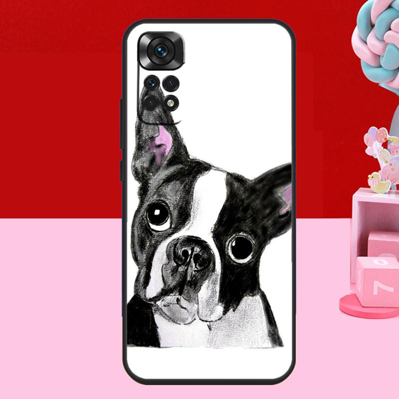 Чехол для телефона Boston Terrier для Xiaomi Redmi Note 14 13 12 11 10 15 Pro Plus Redmi 15 C 13C 10C 12C 14C Мягкая накладка