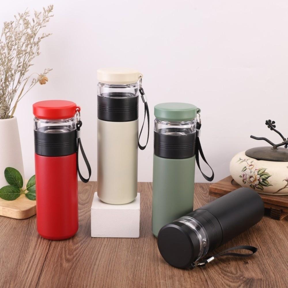 500ML Capacity Stainless Steel Insulated Cup Tea Water Separation Cup Business Gift