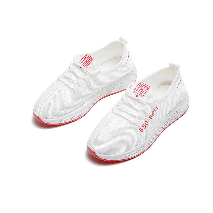 Женские спортивные туфли Flyknit, повседневные сетчатые дышащие туфли из ткани Old Beijing, легкие кроссовки со шнуровкой спереди, размеры 36-40
