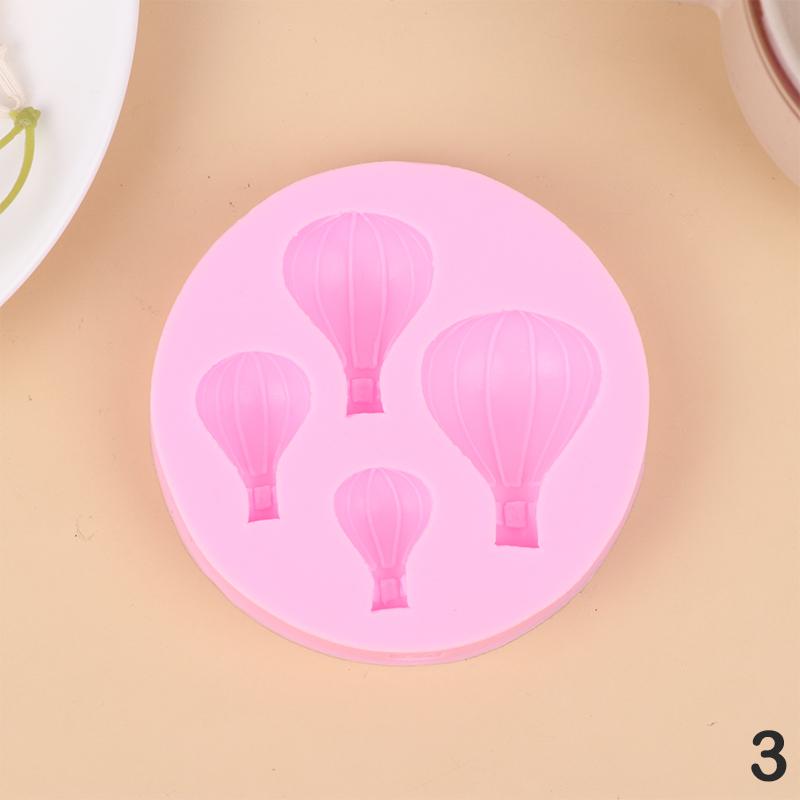1Pc Hot Air Balloon Silicone Mold DIY Fondant Cake Decoration Tool Chocolate Fudge Mold Sugarcraft Bakeware Kitchen Tool