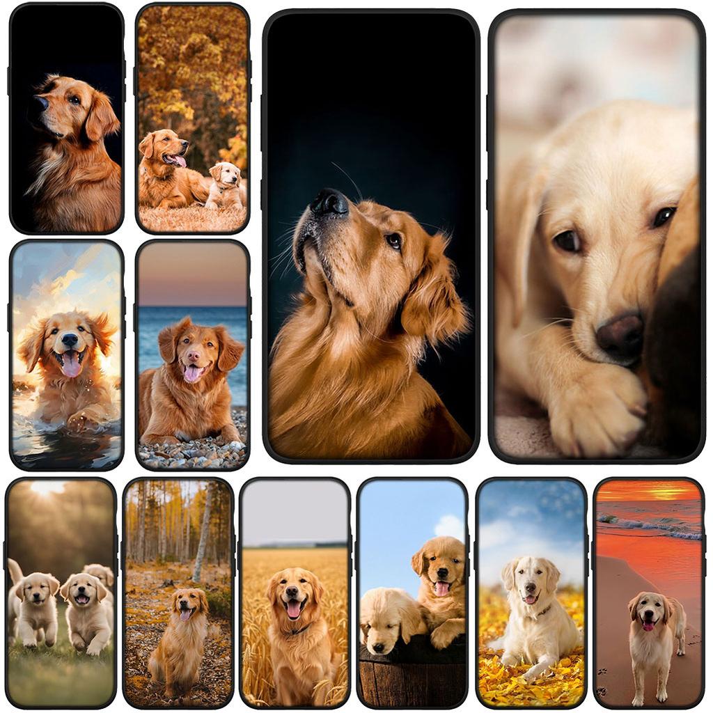 Protective Cover Golden Retriever Dog for Huawei P30 P20 Mate 20 10 Pro Lite Y7A Y8S Y7 Y9 Prime 2019 Phone Case