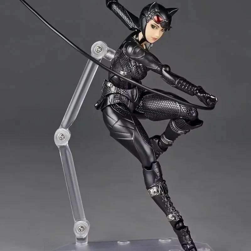 Новая экшн-фигурка Женщины-кошки от Kaiyodo Селина Кайл Revoltech Amazing Yamaguchi Коллекция Аниме Модель Декор для стола Игрушки Подарки