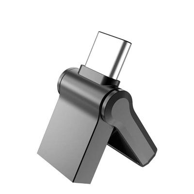 Металлическая USB-флешка OLOEY с двойным интерфейсом