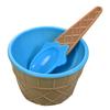 Ice Cream Spoon Cute Shape Food Grade Non-stick Anti-freeze Anti-slip Handle Tableware Multi-colored Homemade Ice Cream Cup
