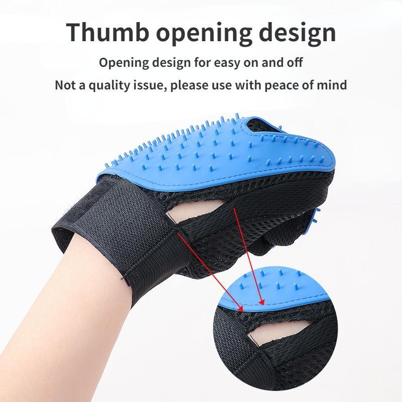 1 шт. перчатка для кошек, перчатка для ухода за кошками, щетка для домашних животных, перчатка для кошек, собак, щетка для удаления шерсти, расчески для чистки собак, массажные перчатки