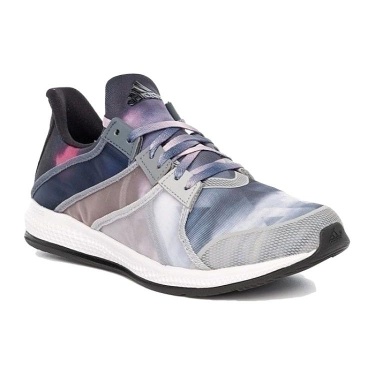 Adidas Gymbreaker Удобные Универсальные Амортизирующие Прочные Низкие Тренировочные Кроссовки Женские Кроссовки Серо-Синие AQ5368
