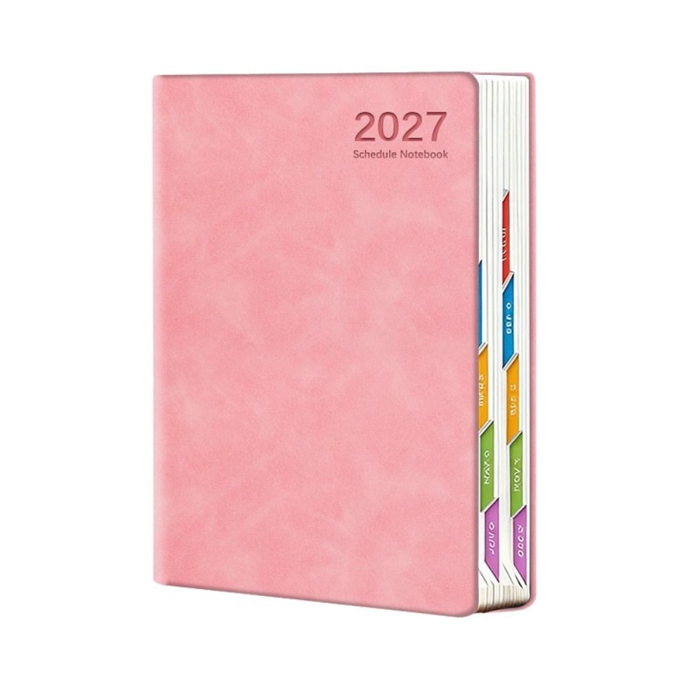 English/Spanish 2027 Daily Planner Notebooks 320 Pages Efficiency Schedule Notebook Students