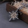 Скандинавское ожерелье с компасом викингов Vegvisir, мужское дорожное знак, амулет, кулон, скандинавский байкер, нержавеющая сталь, мужские ювелирные изделия, подарок