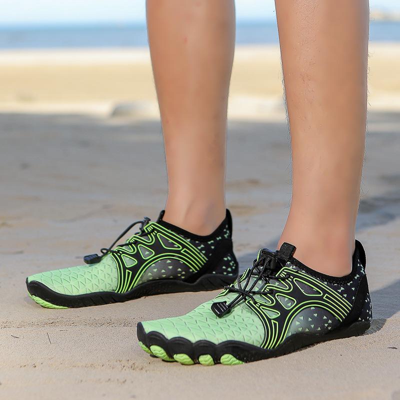 Пара пляжных туфель для ручья, удобных, дышащих, для активного отдыха, для ходьбы по воде, для хайкинга, пятипалые туфли