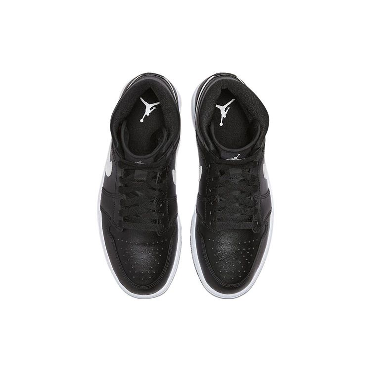 Air Jordan 1 Mid Черно-белые женские кроссовки DV0991-001
