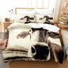 Animals Duvet Cover Set 3D Print Cow Elephant Fish Comforter Cover King Queen Twin Size Polyester Quilt Cover for Kid Teen Adult