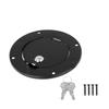 Gas Tank Fuel Filler Door Neck Bezel Locking Gas Cap Cover For Jeep Wrangler TJ Unlimited Sport Rubicon Sahara 1997-2006