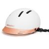 Urban Cycling Helmet With Rechargeable Rear Light Breathable Half Road Commute Use