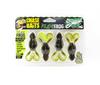 Chasebaits Flexi Frog 40 мм Плавающая приманка 4 шт./уп. Зеленая тыква/Шартрез (4730)