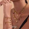 Oumaka Любовь Сердце Корона DIY Ожерелье и Браслет с Шармом Маленький Перец, Мульти-Аксессуар Ювелирные Изделия из Нержавеющей Стали
