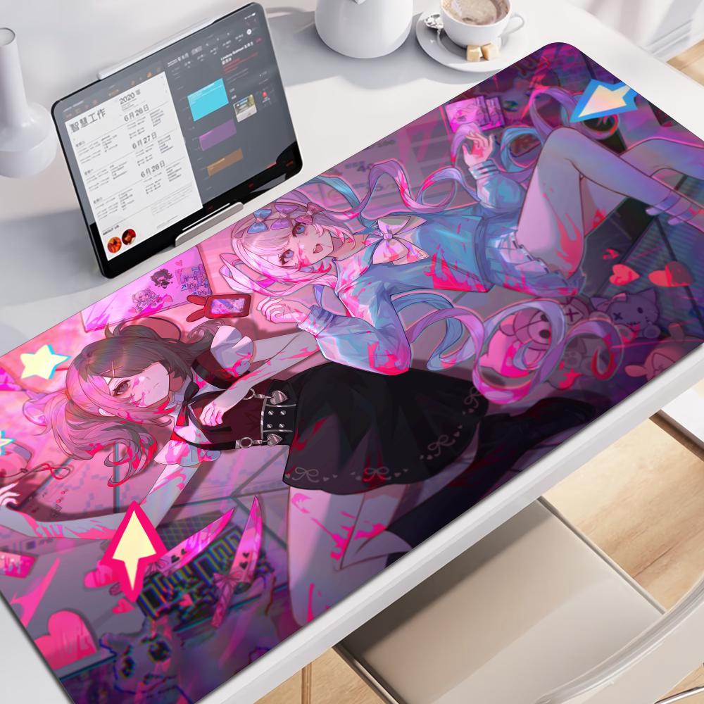 NEEDY GIRL OVERDOSE Anime Mouse Pad Mouse Pad Cute HD Desk Pad Extended Gaming Keyboard Mats Large XXL Gamer Mousepad
