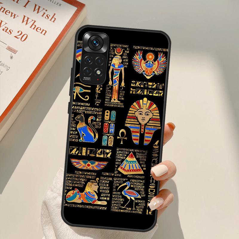 Египет Нефертити Анкх для Redmi 10A 10C 9A 9C 9T K40 K50 игровой чехол для телефона Redmi Note 11S 10S 9S 9 10 11 Pro