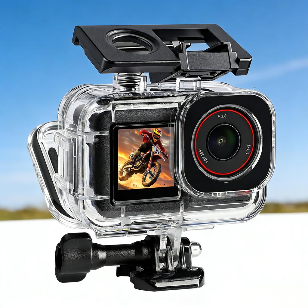 Набор аксессуаров для экшн-камеры 55 в 1 для DJI Osmo Action 5 Pro/4/3, Чехол для переноски, Селфи-палка, Штатив, Водонепроницаемый кейс
