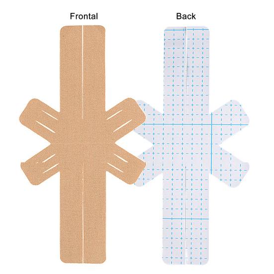 Предварительно нарезанная кинезиологическая лента, хлопковая спортивная лента, водонепроницаемая эластичная кинетическая лента для облегчения боли, поддержки мышц, восстановления после травм