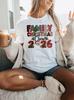 Women's 2025 Christmas Christmas Santa Blowing Pink Bubble Gum T Shirt Streetwear Unisex Style Oversized Cotton Men's Tops Tees